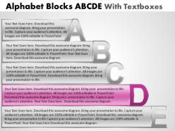 Alphabet blocks diagram
