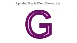 Alphabet G With Effect Colored Icon In Powerpoint Pptx Png And Editable Eps Format