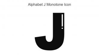 Alphabet J Monotone Icon In Powerpoint Pptx Png And Editable Eps Format
