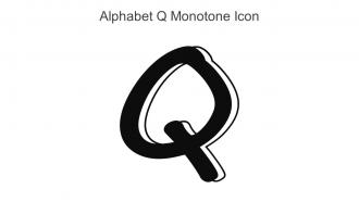 Alphabet Q Monotone Icon In Powerpoint Pptx Png And Editable Eps Format