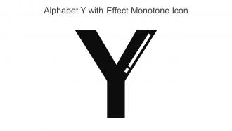 Alphabet Y With Effect Monotone Icon In Powerpoint Pptx Png And Editable Eps Format