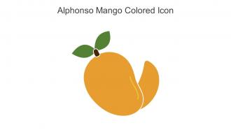 Alphonso Mango Colored Icon In Powerpoint Pptx Png And Editable Eps Format