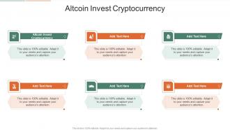 Altcoin Invest Cryptocurrency In Powerpoint And Google Slides Cpb