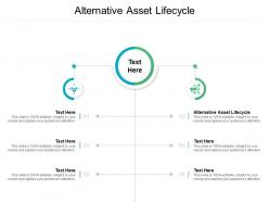 Alternative asset lifecycle ppt powerpoint presentation infographics slide cpb