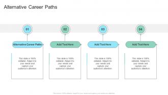 Alternative Career Paths In Powerpoint And Google Slides Cpb