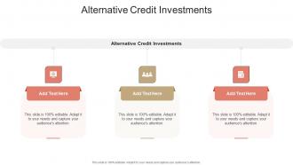 Alternative Credit Investments In Powerpoint And Google Slides Cpb