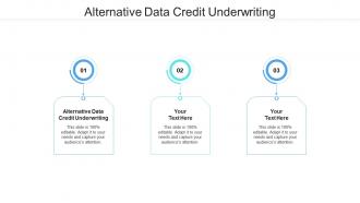 Alternative data credit underwriting ppt powerpoint presentation icon smartart cpb