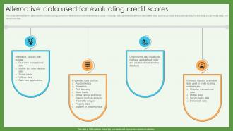 Alternative Data Used For Evaluating Credit Scores Credit Scoring And Reporting Complete Guide Fin SS