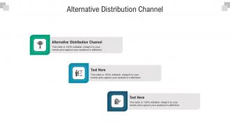 Alternative distribution channel ppt powerpoint presentation infographics show cpb