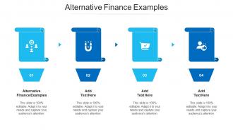 Alternative Finance Examples Ppt Powerpoint Presentation Show Cpb