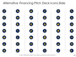 Alternative Financing Pitch Deck Powerpoint Presentation Slides