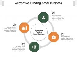 Alternative funding small business ppt powerpoint presentation show display cpb