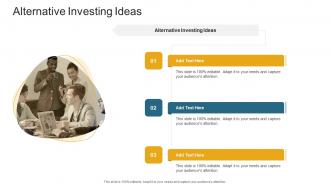 Alternative Investing Ideas In Powerpoint And Google Slides Cpb