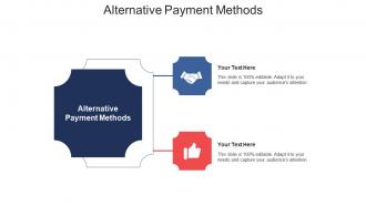 Alternative payment methods ppt powerpoint presentation professional shapes cpb