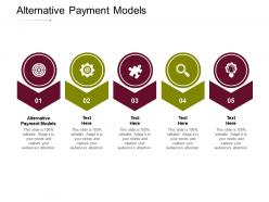 Alternative payment models ppt powerpoint presentation icon slides cpb