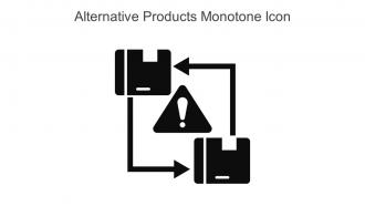 Alternative Products Monotone Icon In Powerpoint Pptx Png And Editable Eps Format