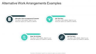 Alternative Work Arrangements Examples In Powerpoint And Google Slides Cpb