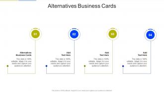 Alternatives Business Cards In Powerpoint And Google Slides Cpb