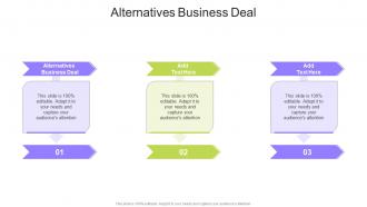 Alternatives Business Deal In Powerpoint And Google Slides Cpb