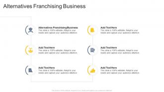 Alternatives Franchising Business In Powerpoint And Google Slides Cpb