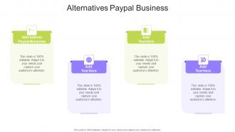 Alternatives Paypal Business In Powerpoint And Google Slides Cpb