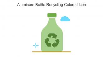 Aluminum Bottle Recycling Colored Icon In Powerpoint Pptx Png And Editable Eps Format