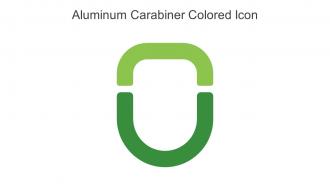Aluminum Carabiner Colored Icon In Powerpoint Pptx Png And Editable Eps Format