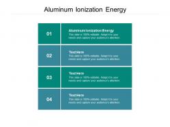 Aluminum ionization energy ppt powerpoint presentation ideas objects cpb