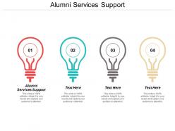 Alumni services support ppt powerpoint presentation layouts objects cpb