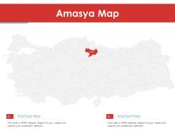 Amasya map powerpoint presentation ppt template