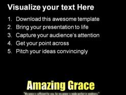Amazing grace religion powerpoint templates and powerpoint backgrounds 0211