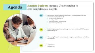 Amazon Business Strategy Understanding Its Core Comptencies Insights Strategy CD Template Adaptable