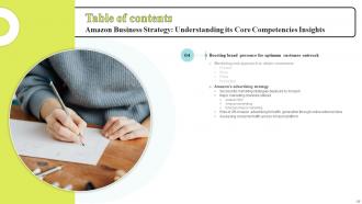 Amazon Business Strategy Understanding Its Core Comptencies Insights Strategy CD Editable Pre-designed