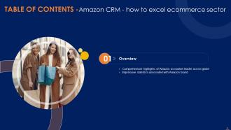 Amazon CRM How To Excel Ecommerce Sector Powerpoint Presentation Slides Strategy CD V Interactive Good