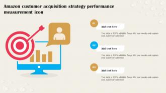 Amazon Customer Acquisition Strategy Performance Measurement Icon