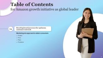 Amazon Growth Initiative As Global Leader Powerpoint Presentation Slides Strategy CD V Editable Image