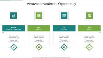 Amazon Investment Opportunity In Powerpoint And Google Slides Cpb