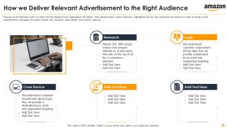 Amazon investor funding elevator pitch deck ppt template