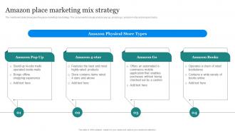 Amazon Marketing Strategy Amazon Place Marketing Mix Strategy