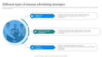 Amazon Marketing Strategy Different Types Of Amazon Advertising Strategies