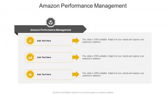 Amazon Performance Management In Powerpoint And Google Slides Cpb