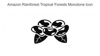 Amazon Rainforest Tropical Forests Monotone Icon In Powerpoint Pptx Png And Editable Eps Format