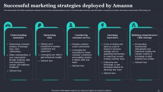 Amazon Strategic Plan To Emerge As Market Leader Powerpoint Presentation Slides Strategy CD V Compatible Best