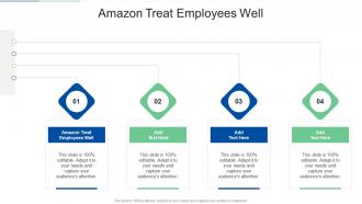Amazon Treat Employees Well In Powerpoint And Google Slides Cpb