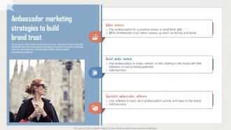 Ambassador Marketing Strategies To Build Brand Incorporating Influencer Marketing In WOM Marketing MKT SS V