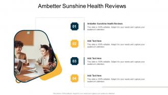 Ambetter Sunshine Health Reviews In Powerpoint And Google Slides Cpb