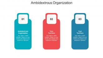Ambidextrous organization ppt powerpoint presentation styles cpb