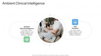 Ambient Clinical Intelligence In Powerpoint And Google Slides Cpb