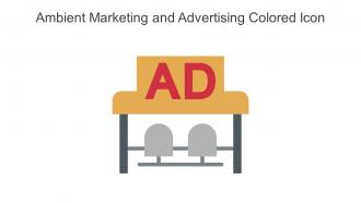 Ambient Marketing And Advertising Colored Icon In Powerpoint Pptx Png And Editable Eps Format