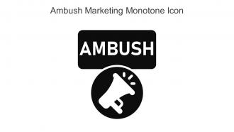 Ambush Marketing Monotone Icon In Powerpoint Pptx Png And Editable Eps Format